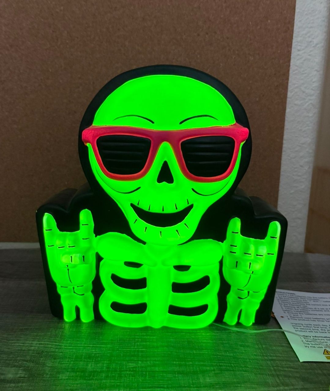 New 2024 Target Hyde & EEK! Halloween Rockin’ Skeleton Blow Mold $10