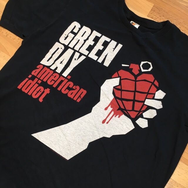 Green Day T-Shirt - American Idiot Black