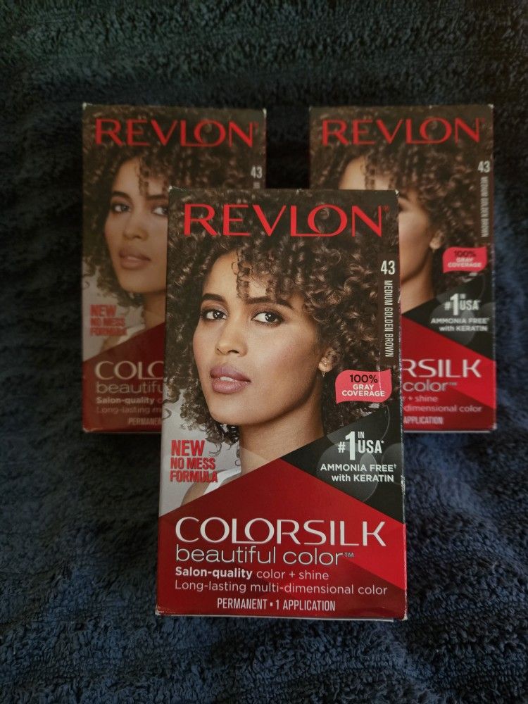 Revlon ColorSilk Permanent Hair Dye Lot