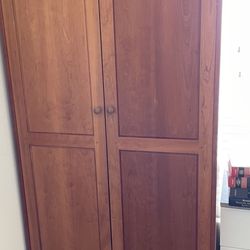 The Joinery Handcrafted Cherry Armoire Dresser Cabinet