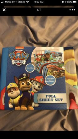 Paw patrol sheets