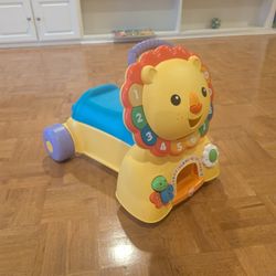 Lion Push Around Toddler Toy