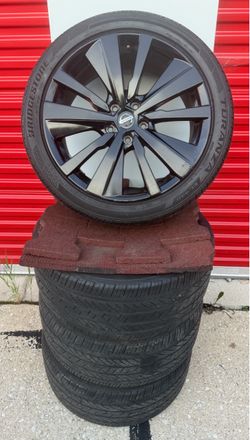 Black 19” Nissan Altima Sport Maxima Factory OEM Wheels Rims Tires 19 inch