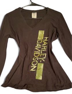 Harley-Davidson Women's Long Sleeve V-Neck Shirt