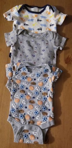 3 Oneisies size 0-3 mos.