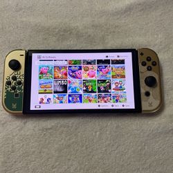 SWITCH OLED with 100 SWITCH GAMES MARIO KART,MARIO PARTY,ZELDA,POKEMON,GTA,MINECRAFT and More