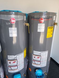 New water heater rheem gas 40 gal