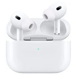 Apple - AirPods Pro 2, Wireless Active Noise Cancelling Earbuds with Hearing Aid Feature - White