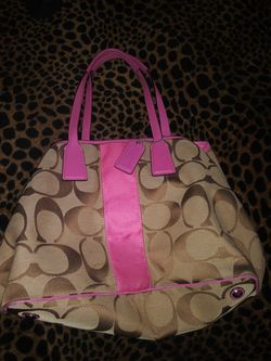 Pink Coach Purse $50