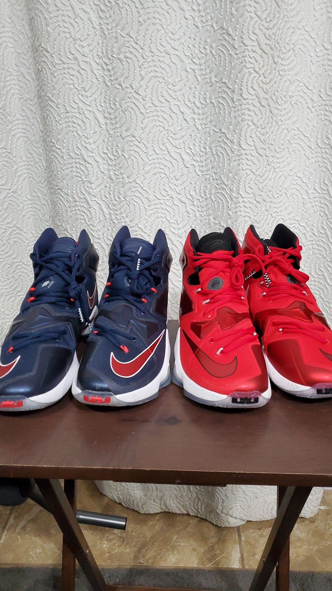 Nike lebron 13 size 12 ($140 for both pairs)
