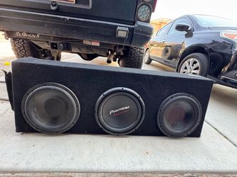 3 12’ sub woofers