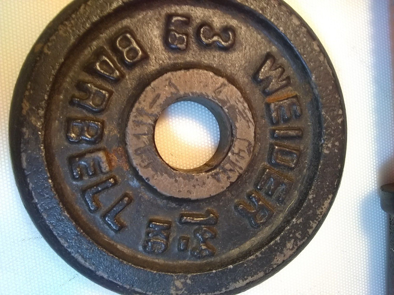 2-3lb. Weider Barbell plates