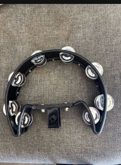 Black HalfTambourine with Jingles