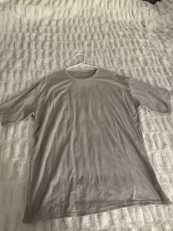 Grey/Tan Oversized Shirt- Medium