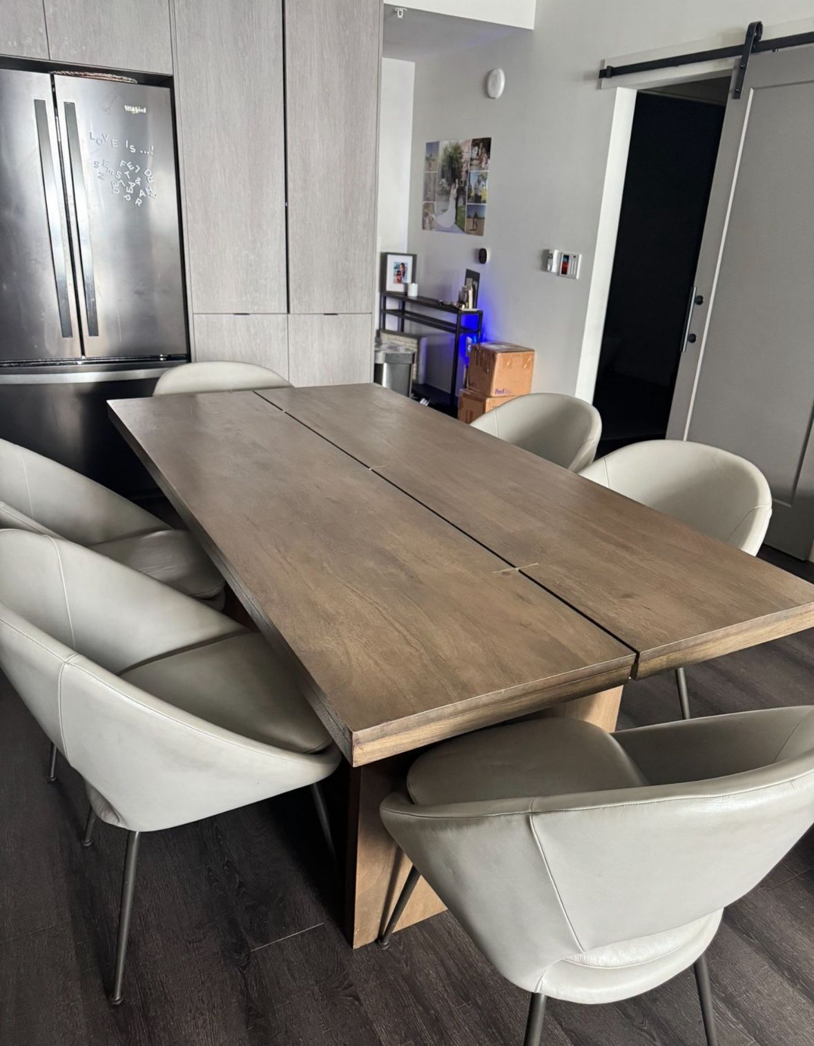 West Elm Wooden Dining Table