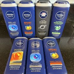Nivea Men Body Wash $3 Each