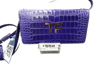 Tom Ford Python Purple Purse / Handbag