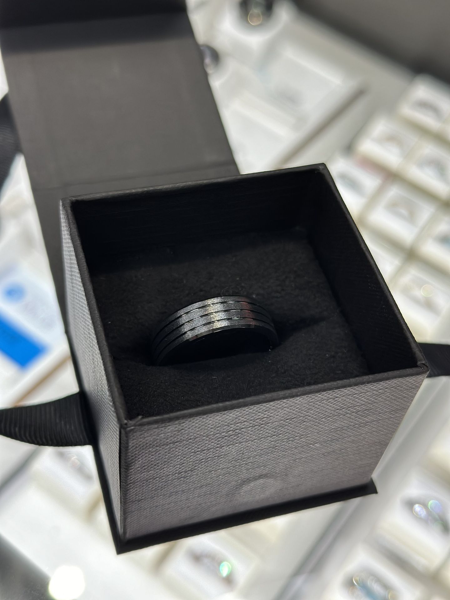 Black Ceramic 8MM Man’s Ring