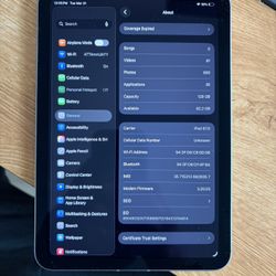 iPad Mini 2025 Cellular And WiFi 
