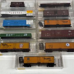 11-N Scale Rolling Stock-New in Box all Different!! $99 obo