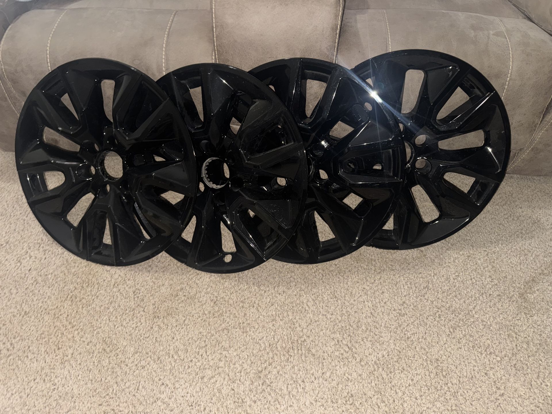 20” chevy silverado black wheel skins