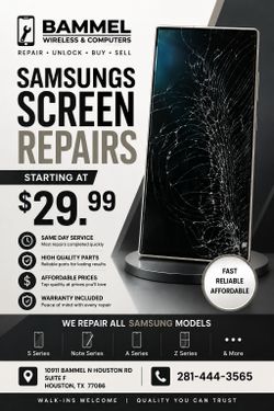 New Samsung Screen