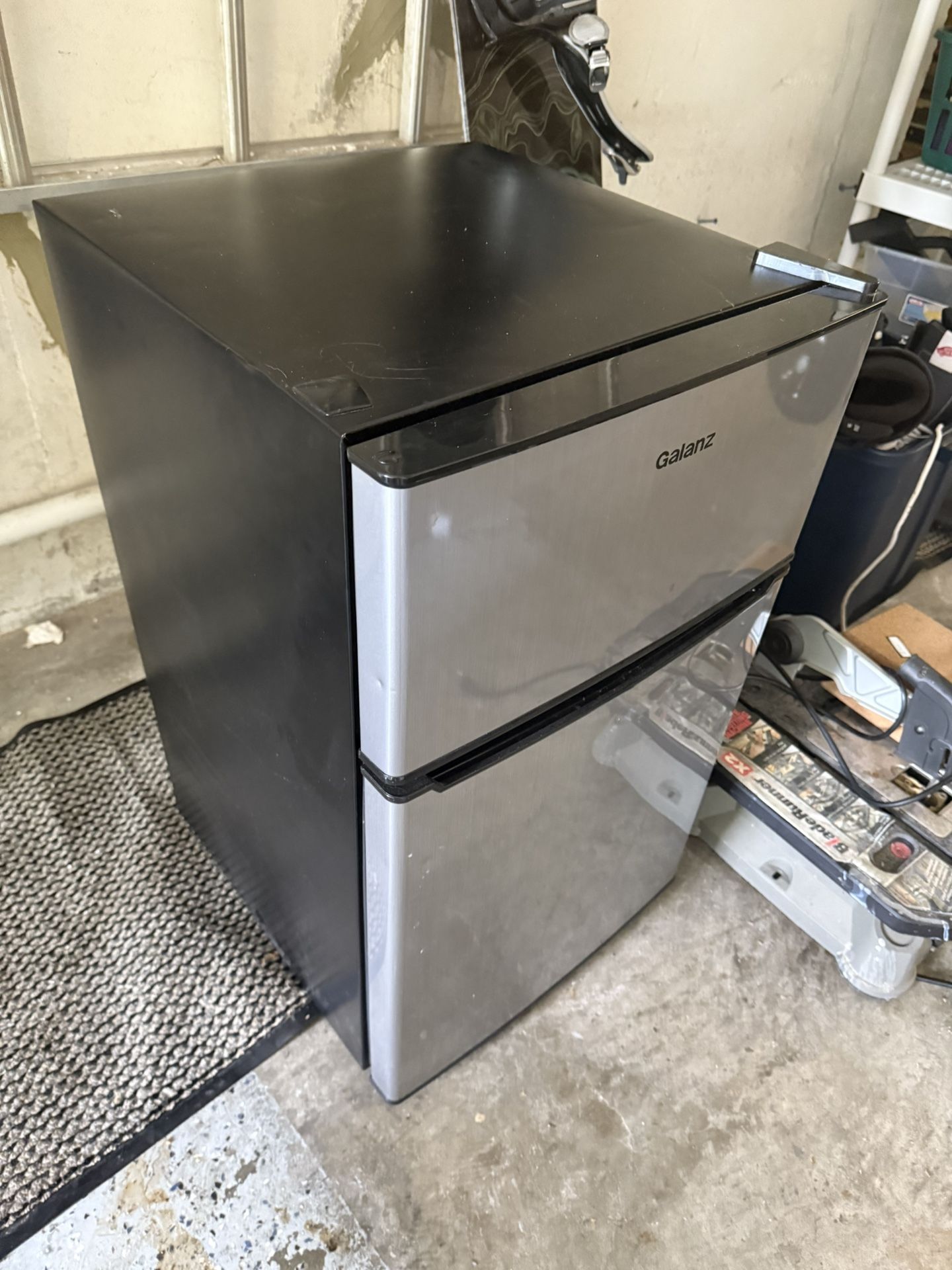 $50-Galanz Two Door Mini Fridge With Freezer