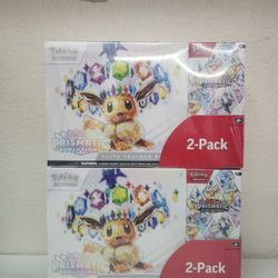 Costco Pokemon Prismatic Evolutions 2-Pack Trainer Box and Booster Bundle