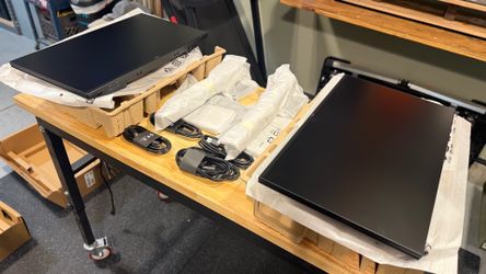 Two brand new 24" Dell monitors. New