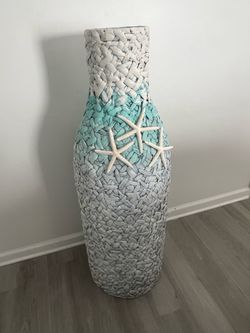 Oversized Woven Decorative Vase