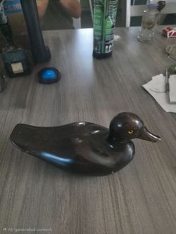 Wooden duck