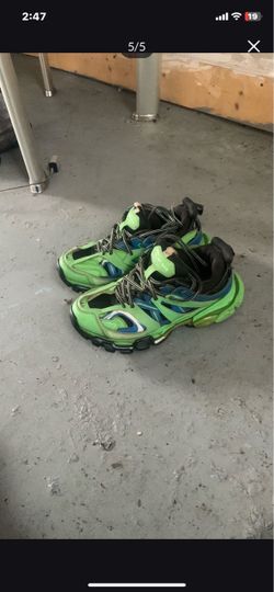 Balenciaga Track Sneakers Green Blue
