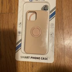 Compatible with iPhone 13 Mini Case, Silicone with 360°Ring Kickstand Holder (Support Magnetic Car Mount) Microfiber Cloth Designed for iPhone 13 Mini