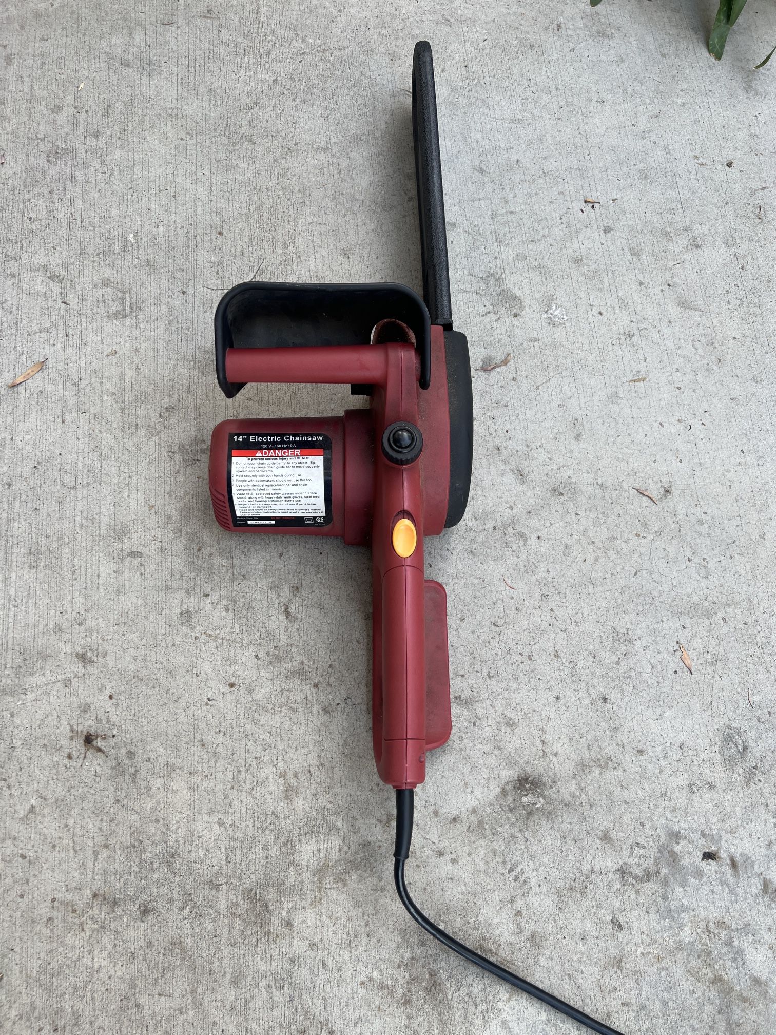 Chicago Electric 14” Chainsaw – Model 67255