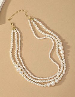 Ladies Fashion Pearl necklace $20’ $23
