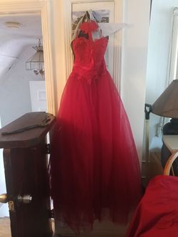 Red Ballroom Gown