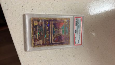 2000 pokemon ancient mew PSA 9