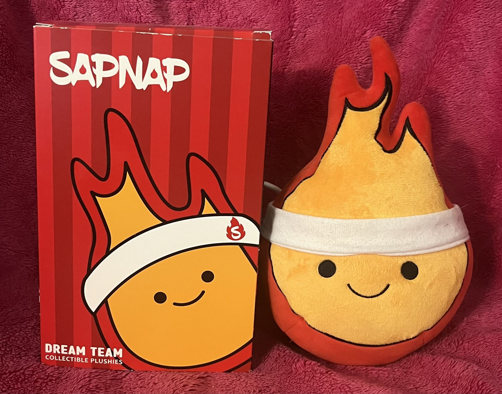 Dream Team Sapnap Fire Plushie YouTube Streamer NEW in Box!