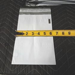 9x6" White Poly Mailer Bags 400pcs Small Shipping Supplies