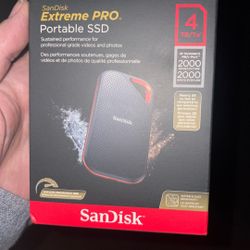 Sandisk 4TB Portable SSD