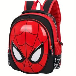 NEW! Spiderman backpack kids Black/Red Avengers Amazing Spiderman Miles Morales