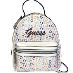 New Guess Backpack Bag Purse Tote NWT Women’s Rainbow Graffiti CC754429