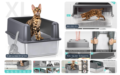 Brand New XL Cat Litter Box