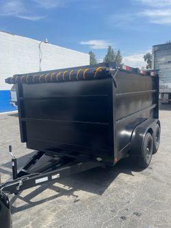 Dump trailer 8x10x4