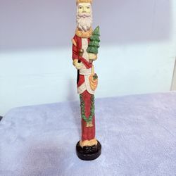 Vintage Windsor Collection Pencil Traveling Santa Christmas Figurine 11.5”