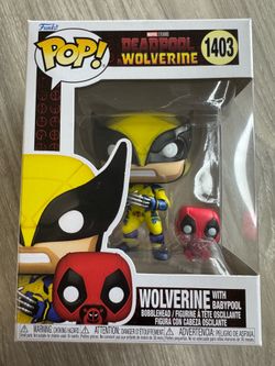 Funko POP! Wolverine with Babypool 1403 Marvel Deadpool & Wolverine Vinyl Figure