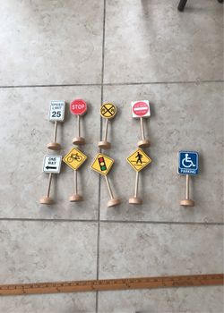 Lakeshore Block Play Traffic Signs