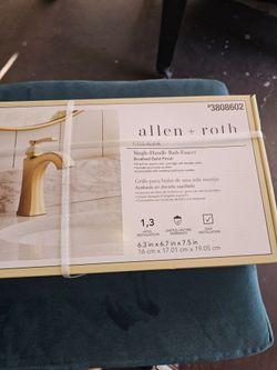 Allen + roth bathdroom faucet