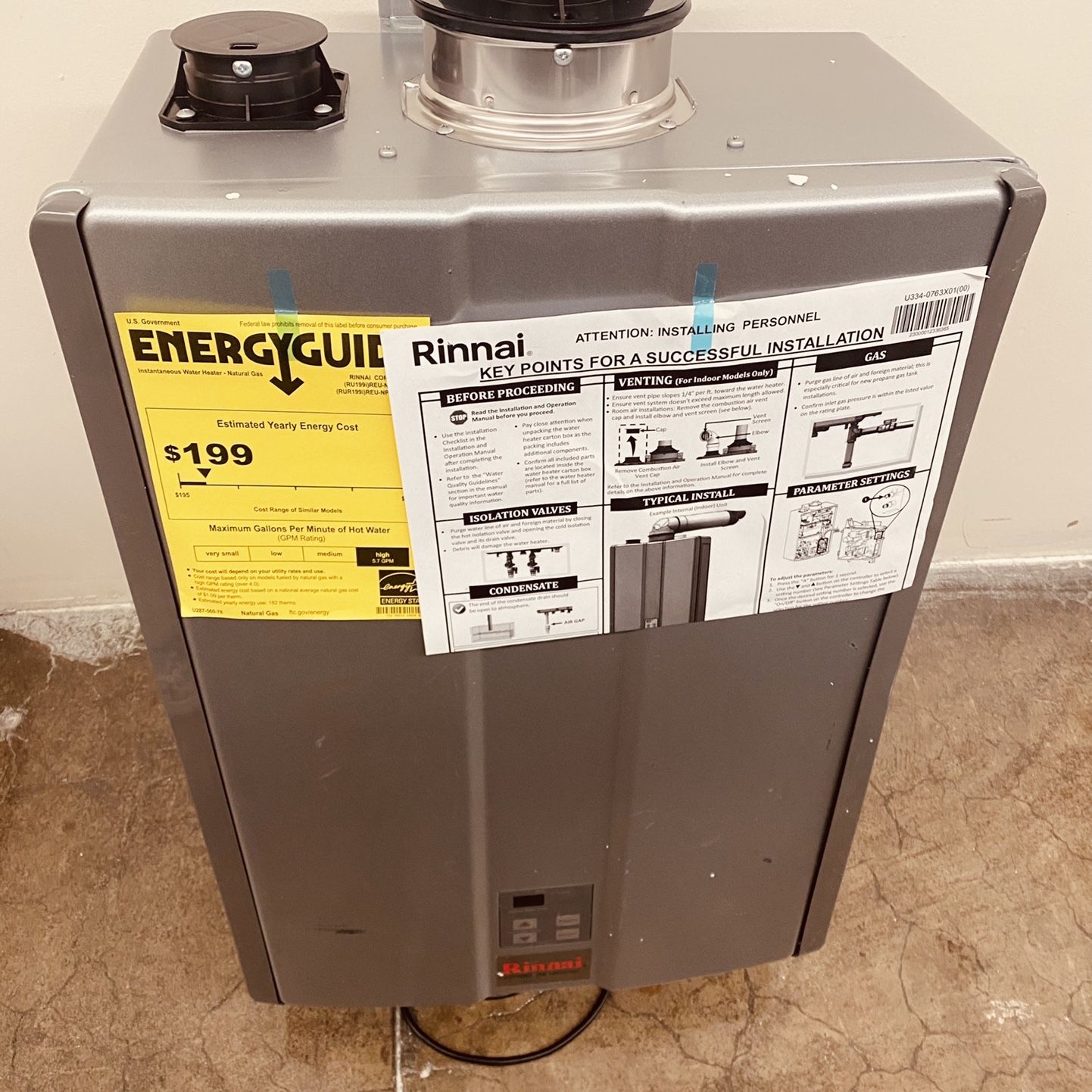 HOT Demand Duo 80 Tankless Water Heater Water Heating - Main Image