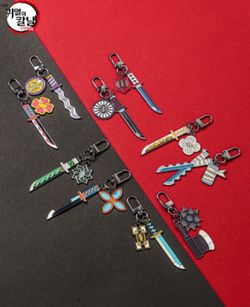 Demon Slayer Nichirin Sword keychain